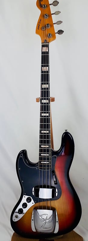 Fender Jazz Bass - Left Hand 1977, Sunburst, 100% original with Fender LH Case image 1