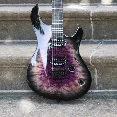 Mayones Regius 6 Custom- 4A QM - Galaxy Purple image 17