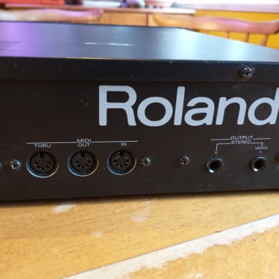 Roland Roland D-550 Vintage Digital Synth Module 1987 - Black image 9