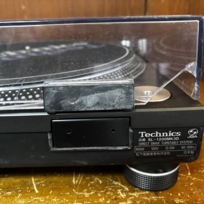 Technics SL-1200MK3D Black color Analog DJ Turntable image 14