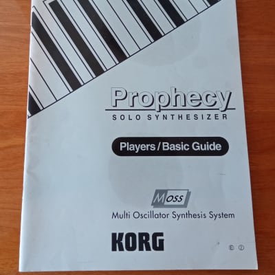 Korg Prophecy - 2 Original manuals + 2 Eprom version 2.0 image 9