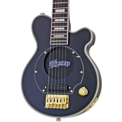 Pignose PGG-259 Mini Electric Guitar w/ Built-in Amp - Black image 4
