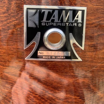 1980s Tama Superstar Super Mahogany Birch 9x13” Tom image 3