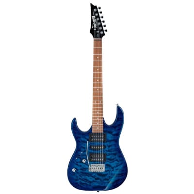 IBANEZ - GRX70QAL GIO TRANSPARENT BLUE BURST - Guitare électrique 6 cordes gaucher image 6