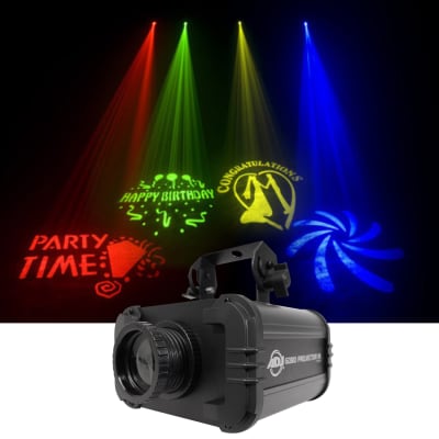 American DJ ADJ GOBO PROJECTOR IR LED Light w/ 4 Colors+4 Patterns image 4