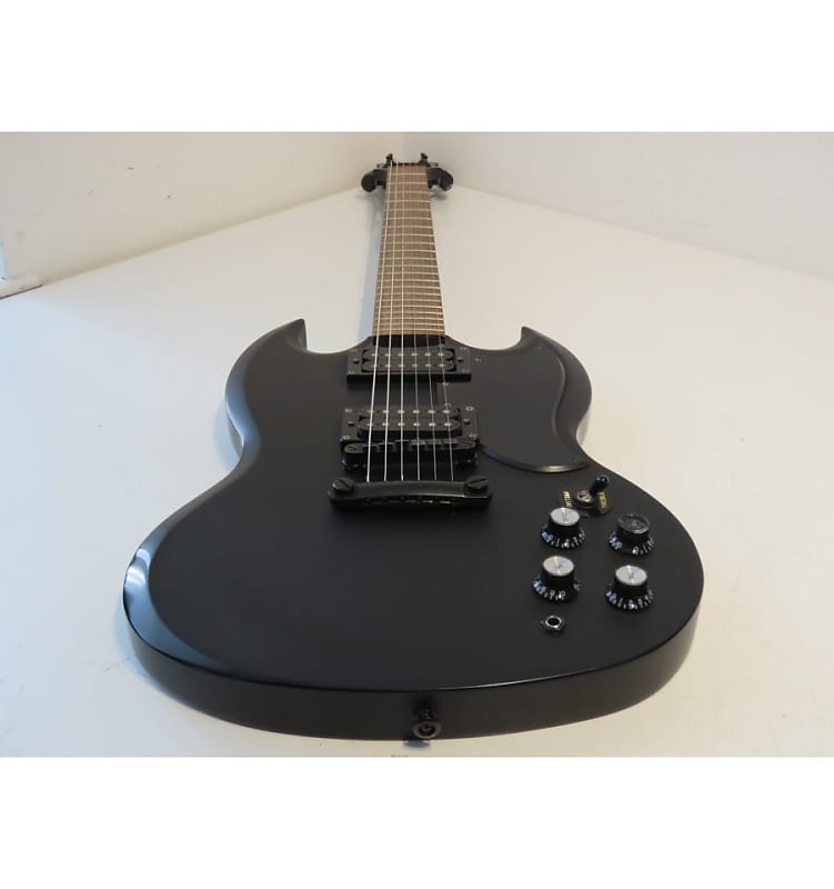 『美品』Epiphone by Gibson SG G-400 GOTH DISC Epiphone SG Goth G-400 Electric Guitar, Black Satin at