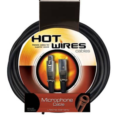 Hot Wires Microphone Cables 25 Foot image 1