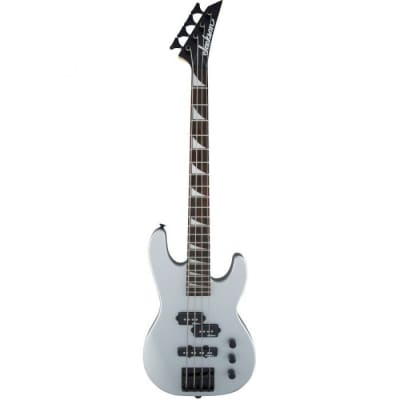 [PREORDER] Jackson JS Series Concert Bass Minion JS1X Guitar, Amaranth FB, Satin Silver for sale