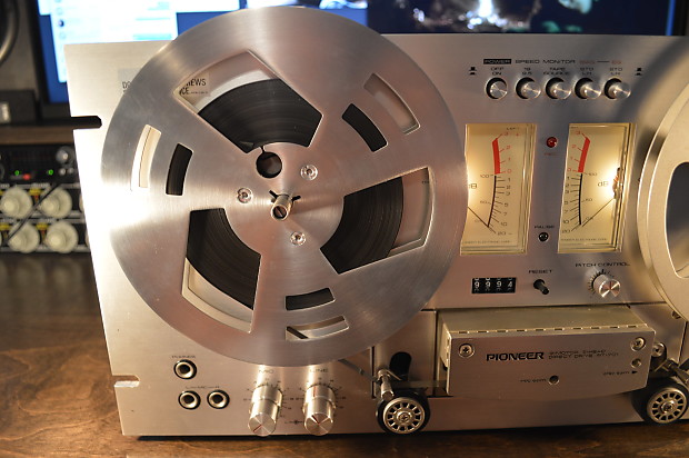 Pioneer RT-701 Analog Reel to Reel 2 Track 1/4 Tape Recorder 1980 Silver  (RT-707 w/o Reverse)