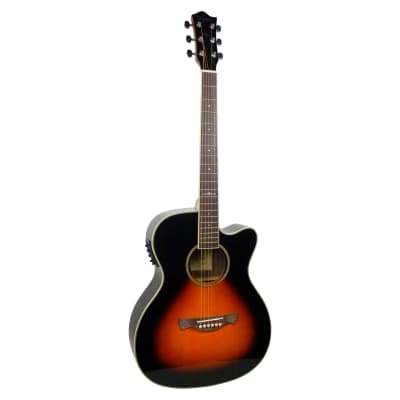 Tagima WS-30 EQ Acoustic-Electric Guitar, Chhlik Fretboard, Spruce Top, Sunburst image 1