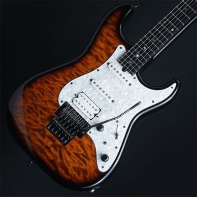 T's Guitars [USED] ST-Classic22 Custom Order Quilt Top Honduras Mahogany (Brown Burst) [SN.031138] for sale