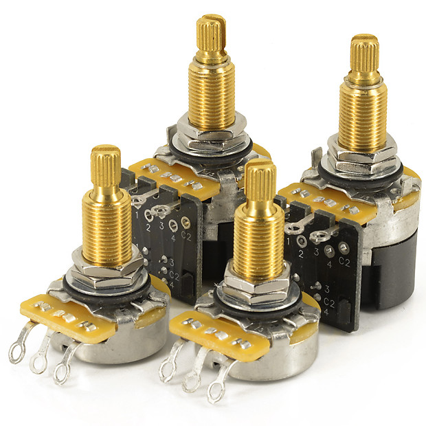 CTS 500K Long Shaft Split Coil Combo, 2 x Standard and 2 x Reverb