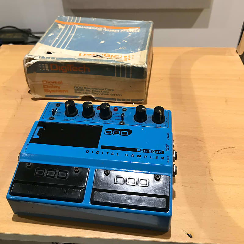 【メーカー再生品】 Sampler Delay 2000 PDS DOD 1980s Reverb | Blue ギター