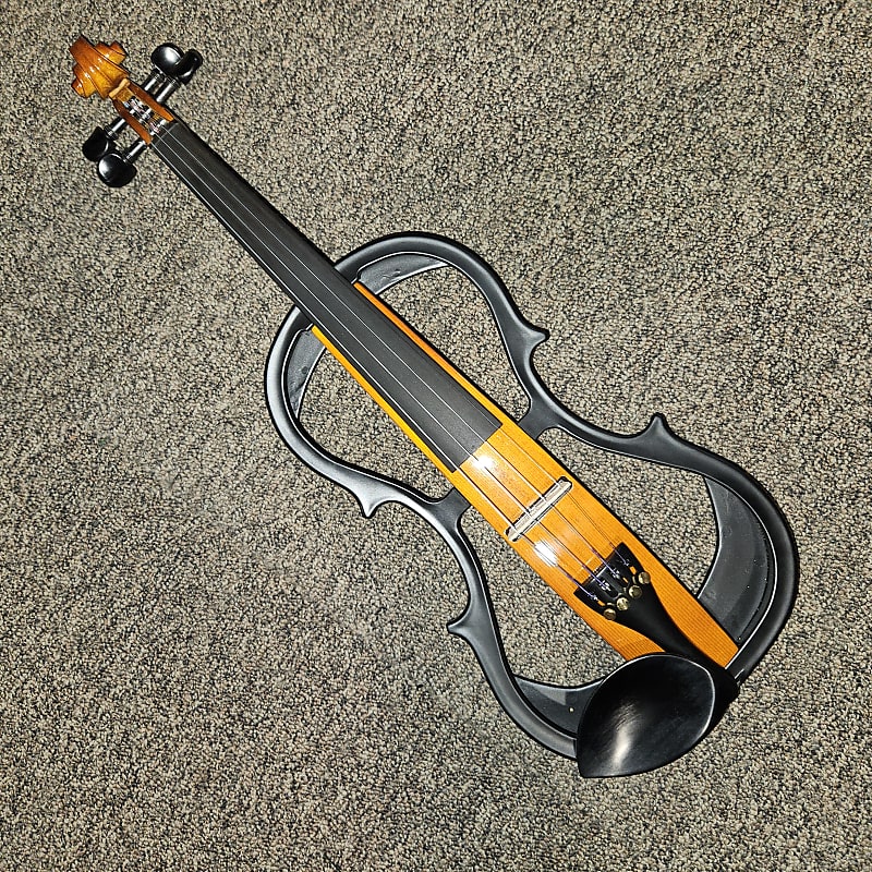 Fujiyama 4/4 Silent Violin DEV2000 1980s Natural wood; Reverb