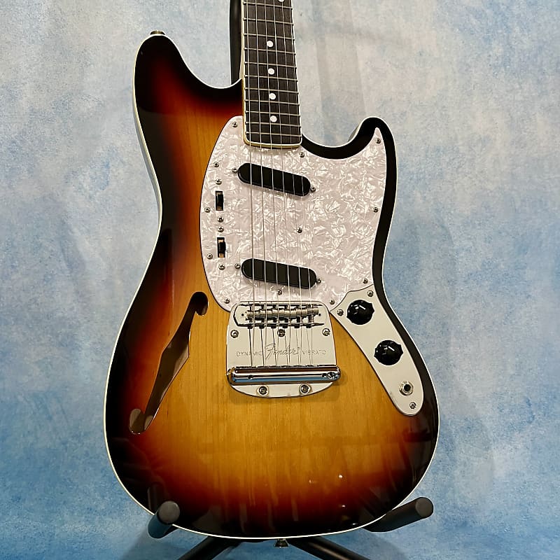 2012 Fender MG-HO Thinline Mustang Made in Japan Hollow Body