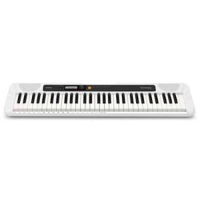 Casio CT-S200 61-Key Digital Piano Style Portable Keyboard with 48 Note Polyphony and 400 Tones, White image 3