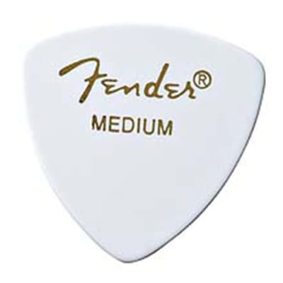Fender 346 Shape Classic Celluloid Picks - Medium White 12-pack