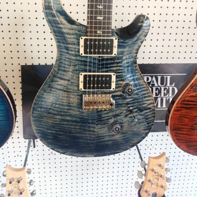 New PRS Paul Reed Smith Custom 24 Electric Guitar - Faded Whale Blue with PRS Hardshell Case image 1