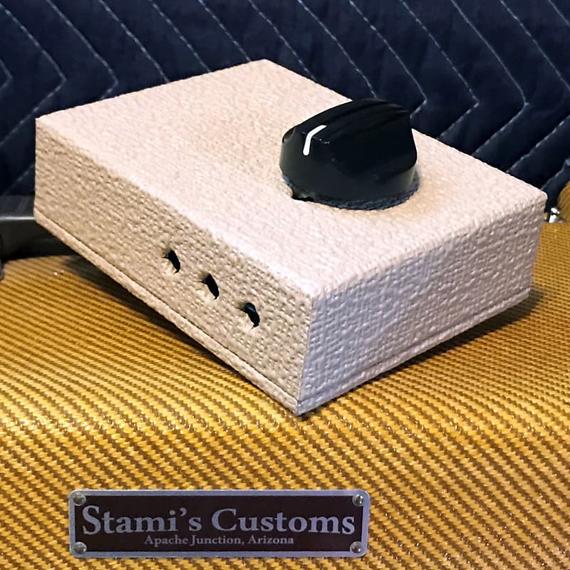Stami's Customs - The Blonde 8 Ohm 85 Watt Speaker Attenuator for Tube Amp in Blonde Tolex image 1