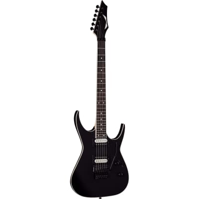 Dean Exile X Floyd Electric Guitar, Black Satin image 1