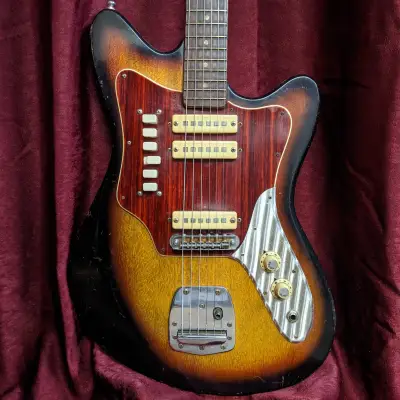 c. 1965 Pleasant - Vintage Japanese Bizarre Guitar - MIJ