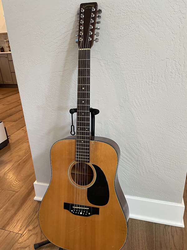 Takamine P-385 1976 Natural Acoustic 12 string with case | Reverb
