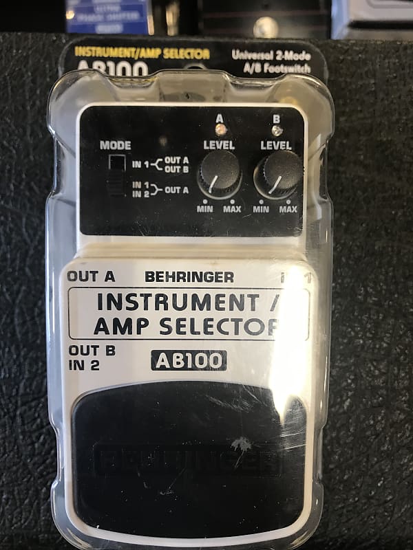 Pedale effetto per chitarra Behringer instrument / amp selector ab100 image 1