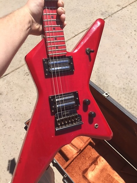 RARE Ibanez DT 250 Destroyer Star Shape Original Hardcase MIJ