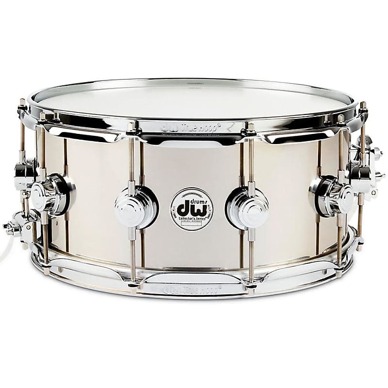 DW Collector's Series Stainless Steel 6.5x14" Snare Drum image 1