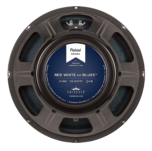 Eminence Red, White and Blues 12" 120-Watt 8 Ohm Replacement Speaker image 1
