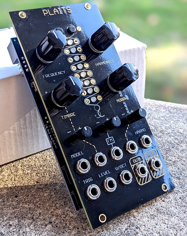 Mutable Instruments (clone) Plaits 2020s - black and gold | Reverb