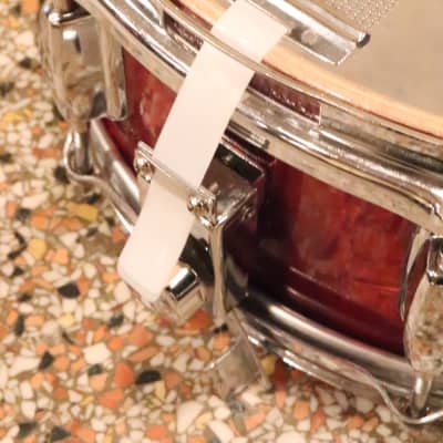Drum Craft 5.5x14" Snare Drum Red Pearl Vintage 1970's MIJ image 11