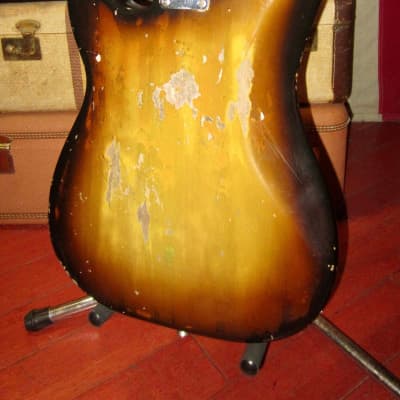 1958 Fender Precision Bass Sunburst w Vintage Hardshell Case image 7