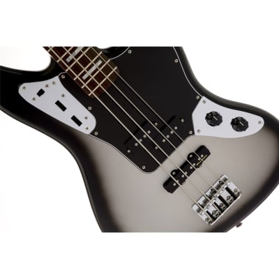 Fender Troy Sanders Mastodon Jaguar Bass - Silverburst w/ Rosewood Fingerboard image 2