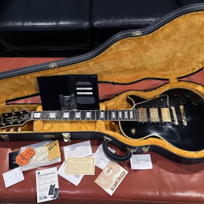Gibson Custom Shop Historic 3-Pickup '57 Les Paul Custom Black Beauty 2023 Ebony VOS image 9