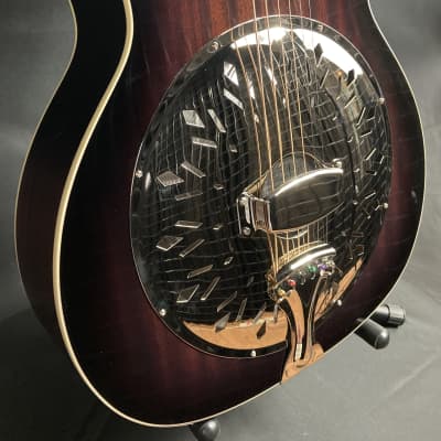 Recording King  RR-41-VS Rattlesnake Small Body Resonator Guitar Vintage Sunburst image 5