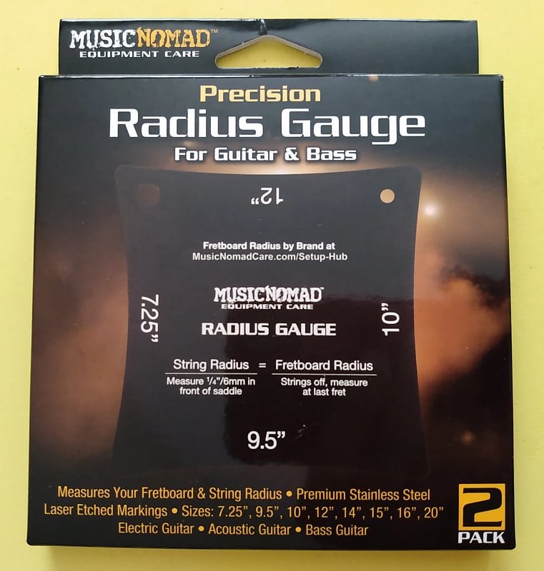 Music Nomad Precision Radius Gauge Mn603 - (1) One Gauge (1 