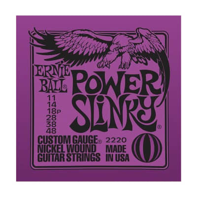 ERNIE BALL Power Slinky Nickel Wound Electric Guitar Strings (2220) Single Pack image 2
