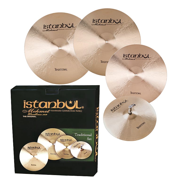 Istanbul Mehmet Traditional Cymbal Pack Set + 18 Crash Reverb