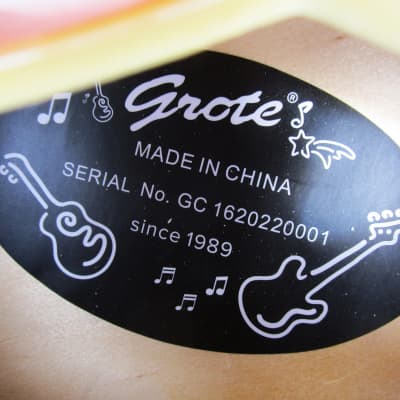 Grote ES-335 Style Guitar, NOS, Sunburst, Shipping Box image 8