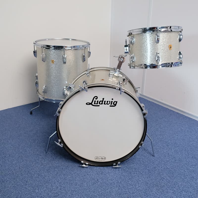 Ludwig deals silver sparkle