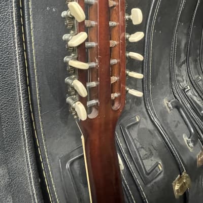 Yamaha FG-512 12 String Acoustic Guitar w/Bridge Pickup Added and Hard Case Included image 9
