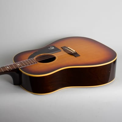 Epiphone  FT-79 Texan Flat Top Acoustic Guitar (1959), ser. #A-2499, black tolex hard shell case. image 7