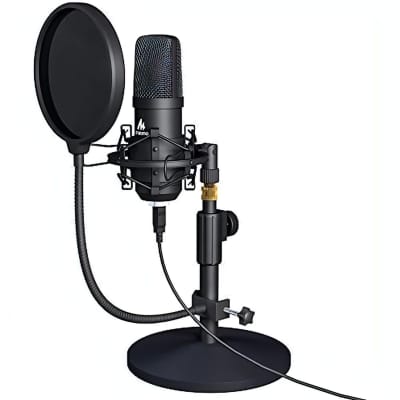 Usb Microphone, Pc Mic With Tripod Stand,192Khz/24Bit Professional