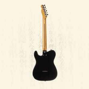 Fender Japan Limited Telecaster Thinline Ssh Electric Guitar - Black Tn-Spl Blk image 13
