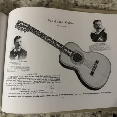 Washburn 1897 guitar mandolin zither banjo reprint catalog Lyon and Healy Lion image 21