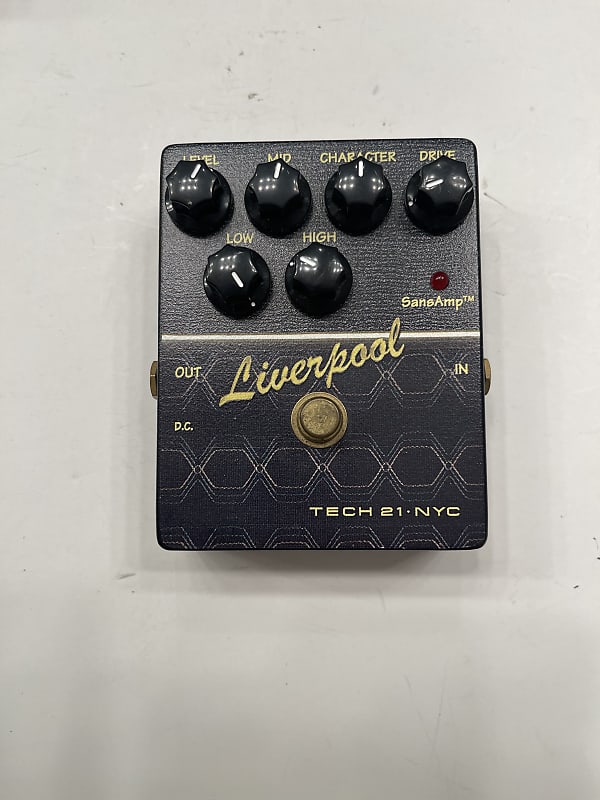 Tech 21 NYC Liverpool Overdrive SansAmp Character Series Guitar Effect Pedal