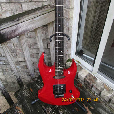 Russtone Double Cut Superstrat Red image 1