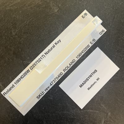 ORIGINAL Roland Replacement Weighted E/B Key (106H028W) for D-50, JX-8P, JX-10, Juno-2, etc