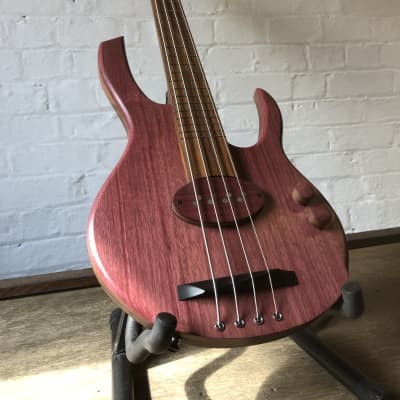 Immagine Letts Woden short scale 4 string bass Purpleheart  Walnut Santos Rosewood handcrafted in the UK 2023 - 1